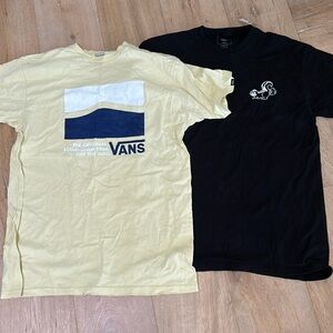 2 Vans tees in size medium for sale in bundle.